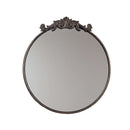 Ornate Baroque Round Wall Mirror