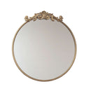 Baroque Gold Round Mirror 60Cm