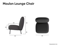 Moulon Chaise Lounge Chair - Cloud Grey Luxury Co