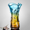 Natalie Hand Blown Murano Style Glass Vase