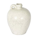 Nava Round White Terracotta Decorative Jug Accent Luxury Co