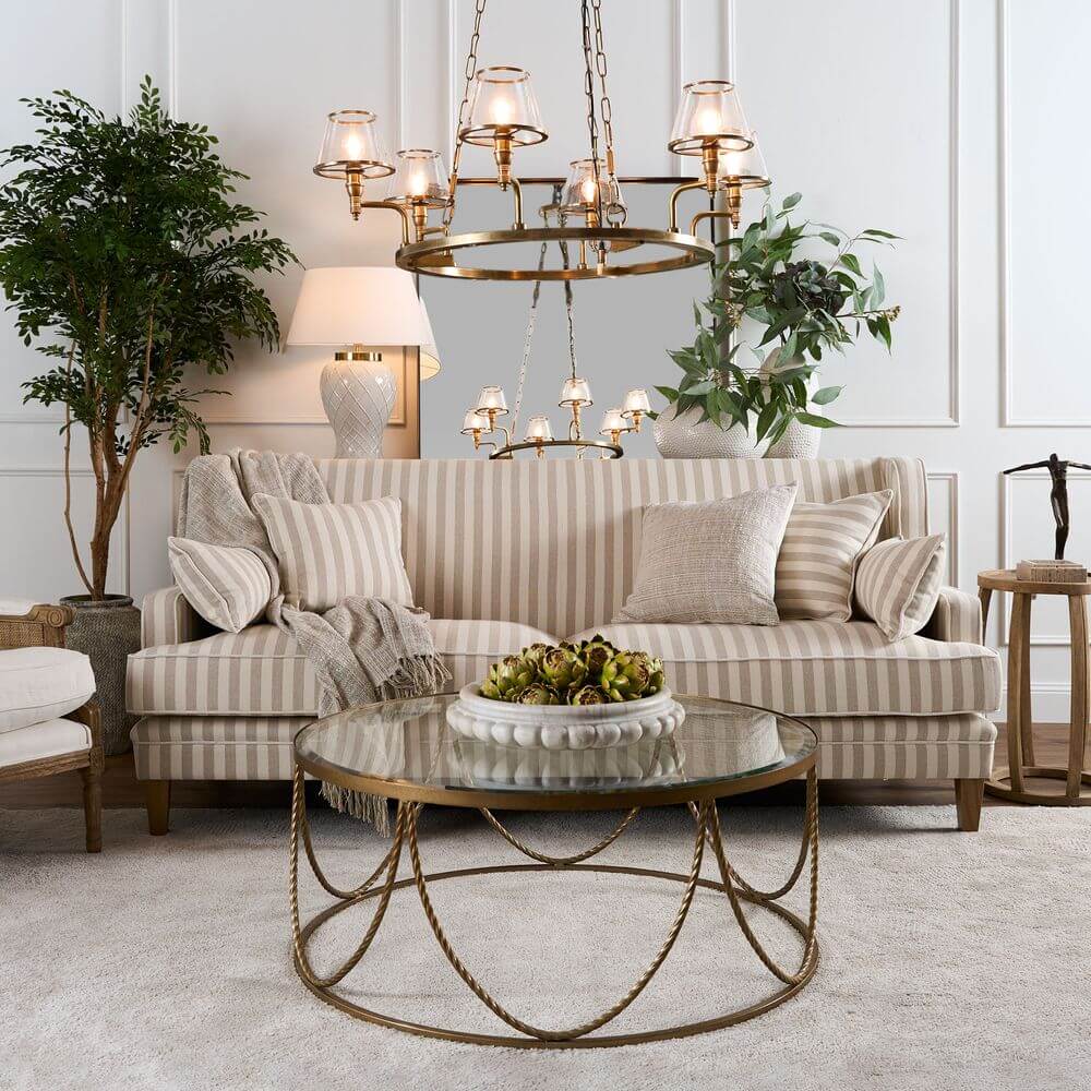 Palais Round Glass Coffee Table Luxury Co