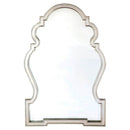 Paloma Ornate Wall Mirror - Antique Silver Finish 110cm Luxury Co