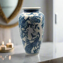 Exquisite Hand - Painted Peacock Ceramic Vase Luxury Co
