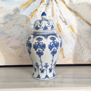 Hand Painted Floral Ginger Jar