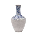 Rain Belly Ceramic Vase Large Blue/White 30cm Luxury Co