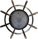 Round Nautical Steering Wheel Wall Clock 65cm Luxury Co