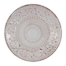 Round Rustic Charm Salad Plate Cream Luxury Co