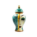 Isabella 39cm Art Deco Ceramic Jar | Luxury Accent Piece
