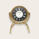 Architectural Polished Gold Suspended Table Clock - 49cm