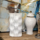 Modern White Ceramic Table Lamp Base Only