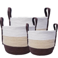Venus Tri - Color Round Stylish Storage Basket Simplified Luxury Co