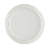 Wabi - Sabi Ceramic Round Bowl White/Gold Luxury Co