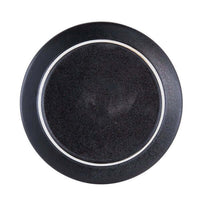 Wabi - Sabi Small Ceramic Plate Black/Gold Luxury Co